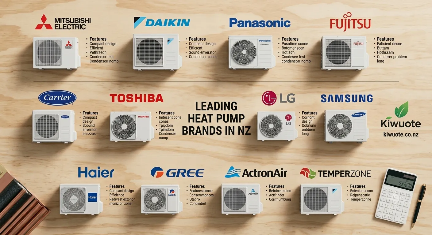 Comparison of heat pump brands and models